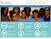 Tablet Screenshot of piscatawayfamilydental.com